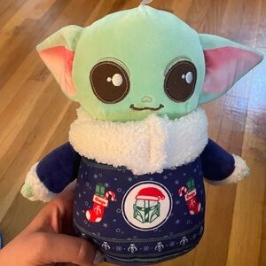 Christmas Grogu Baby Yoda Plush